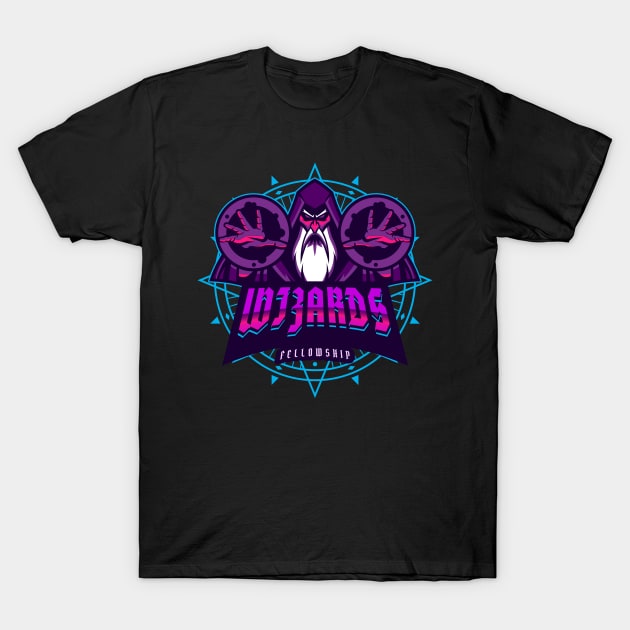 Wizards Fellowship Magic T-Shirt by Tip Top Tee's